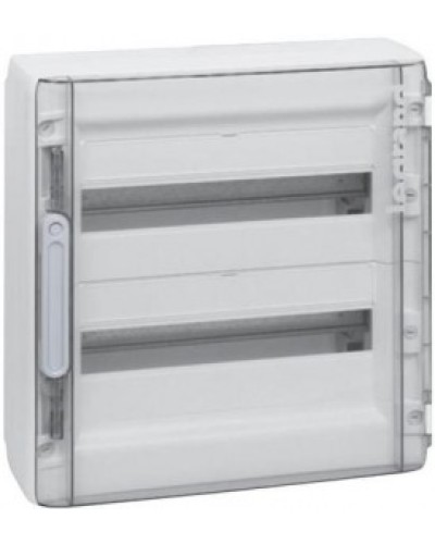 Распределительный щиток XL3 125 с белой дверью 2 ряда 36 модулей 450х450х128 мм Legrand 401647 в Оренбурге Щиты электрические Pintop.ru