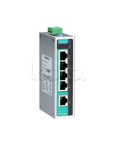 Коммутатор неуправляемый промышленный 5-портовый Moxa EDS-205A-T в Оренбурге Коммутаторы Pintop.ru