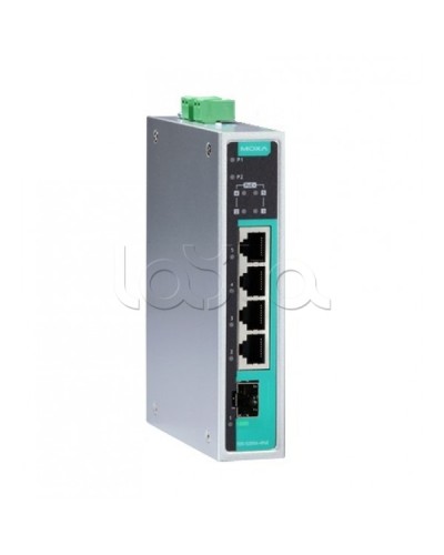 Коммутатор PoE 5-портовый Moxa EDS-G205A-4PoE-1GSFP в Оренбурге Коммутаторы Pintop.ru