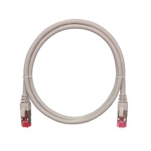 Шнур коммутационный 2хRJ45/8P8C S/FTP кат.6 (NMC-PC4SE55B-075-C-GY) NIKOMAX (7.5 м)