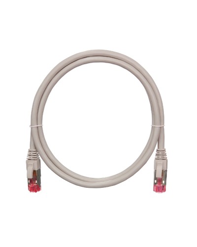 Шнур коммутационный 2хRJ45/8P8C S/FTP кат.6 (NMC-PC4SE55B-075-C-GY) NIKOMAX (7.5 м) в Оренбурге Патчкорды (медные) Pintop.ru