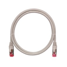 Шнур коммутационный 2хRJ45/8P8C S/FTP кат.6 (NMC-PC4SE55B-100-C-GY) NIKOMAX (10 м)