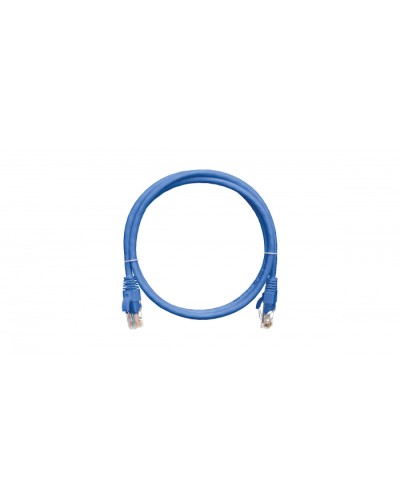 Шнур коммутационный 2хRJ45/8P8C, U/UTP, 4 пары, Кат.5е, LSZH, синий (1м) NIKOMAX NMC-PC4UD55B-010-C-BL в Оренбурге Патчкорды (медные) Pintop.ru