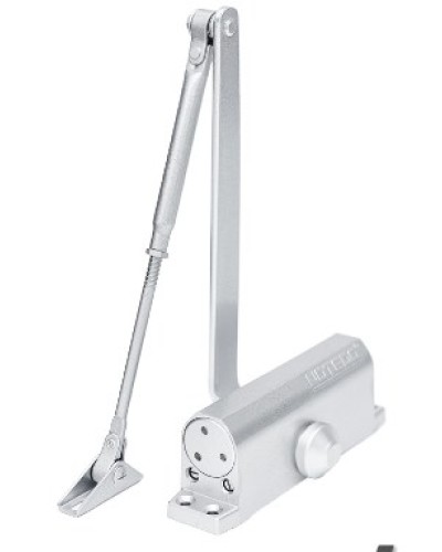 Доводчик NOTEDO DC-090-НО EN4 с ФОП (серебро) в Оренбурге Доводчики Pintop.ru