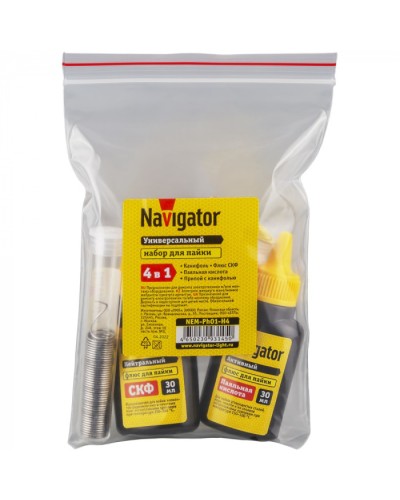 Набор для пайки Navigator 93 145 NEM-Ph01-H4 (4 шт) в Оренбурге Аксессуары для кабель-канала Pintop.ru