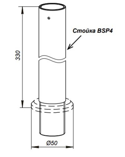 Стойка PERCo-BSP4 в Оренбурге Дополнительное оборудование для СКУД Pintop.ru
