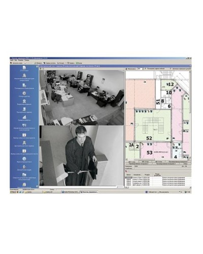 ПО Модуль Центральный пост PERCo-SM13 в Оренбурге Сетевая СКУД Perco Pintop.ru