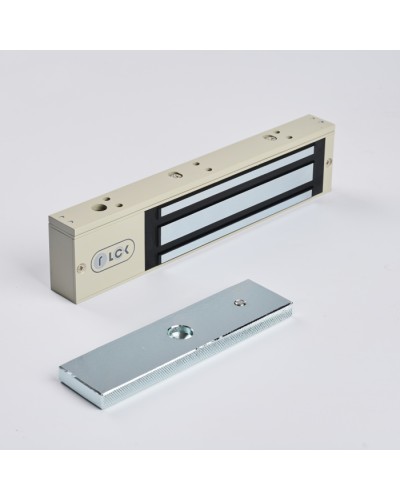 R-Lock RL-EM280-L0G - Электромагнитный замкок, 280кг, DC12/24B, цвет серый, RAL7032 (галечный серый) в Оренбурге Электромагнитные замки Pintop.ru