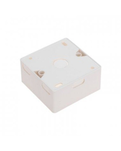 Короб накладной для лицевых панелей 80х80 под 2 модуля 45х22,5 Mosaic 03-0126 в Оренбурге Распределительные коробки Pintop.ru