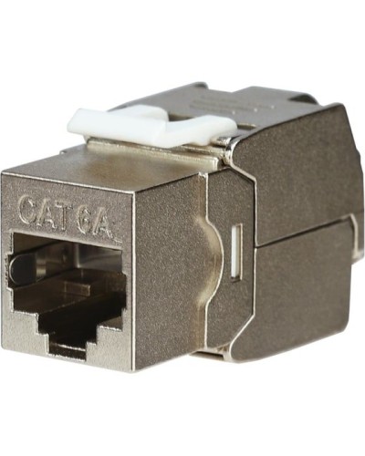 Модуль Keystone, Jack RJ-45(8P8C), FTP экранированный, CAT 6A, тип 180 град., самозажимной REXANT PRO 02-0361 в Оренбурге Модули Keystone Pintop.ru