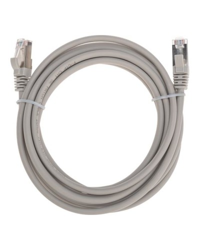 Патч-корд F/UTP, CAT 5e, RJ45-RJ45, 26AWG, LSZH, серый, 3м REXANT 02-0110-3 в Оренбурге Патчкорды (медные) Pintop.ru