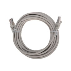 Патч-корд F/UTP, CAT 5e, RJ45-RJ45, 26AWG, LSZH, серый, 5м REXANT 02-0110-5