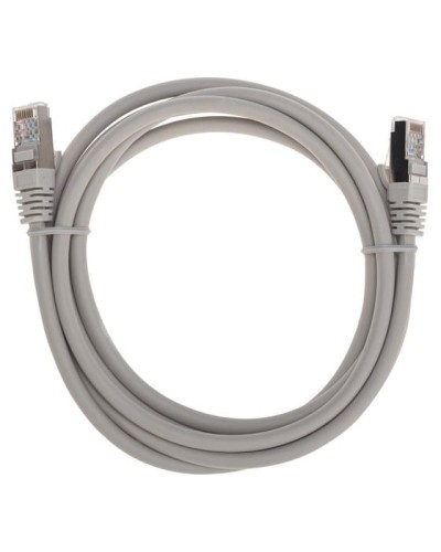 Патч-корд S/FTP, CAT 6A (10G), RJ45-RJ45, 28AWG, LSZH, серый, 2м REXANT 02-0390-2 в Оренбурге Патчкорды (медные) Pintop.ru