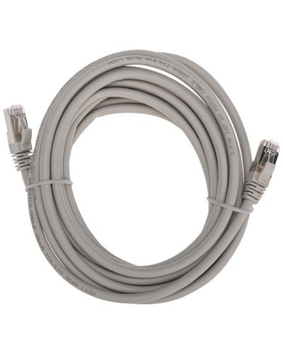 Патч-корд S/FTP, CAT 6A (10G), RJ45-RJ45, 28AWG, LSZH, серый, 5м REXANT 02-0390-5 в Оренбурге Патчкорды (медные) Pintop.ru