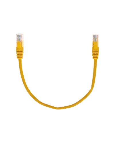 Патч-корд U/UTP, CAT 5e, RJ45-RJ45, 26AWG, LSZH, желтый, 0,3м REXANT 02-0105-03 в Оренбурге Патчкорды (медные) Pintop.ru