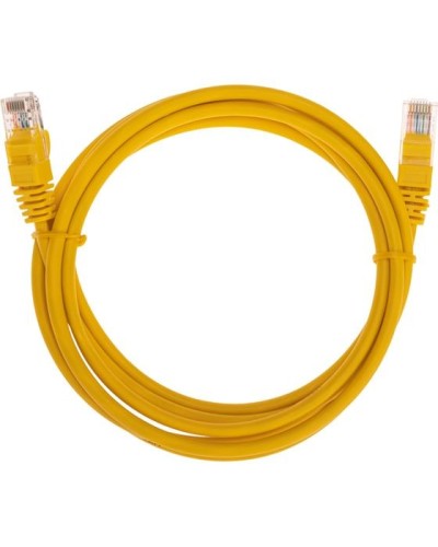 Патч-корд U/UTP, CAT 5e, RJ45-RJ45, 26AWG, LSZH, желтый, 2м REXANT 02-0105-2 в Оренбурге Патчкорды (медные) Pintop.ru