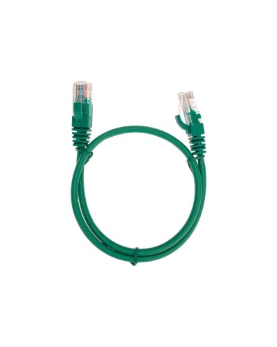 Патч-корд U/UTP, CAT 5e, RJ45-RJ45, 26AWG, LSZH, зеленый, 0,5м REXANT 02-0106-05 в Оренбурге Патчкорды (медные) Pintop.ru