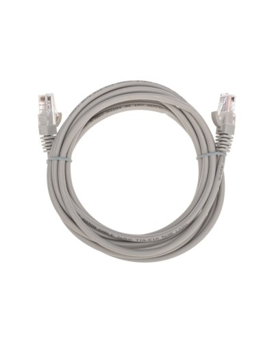 Патч-корд U/UTP, CAT 5e, RJ45-RJ45, 26AWG, LSZH, серый, 3м REXANT 02-0100-3 в Оренбурге Патчкорды (медные) Pintop.ru