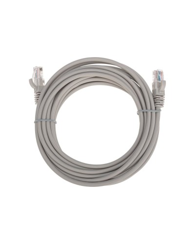 Патч-корд U/UTP, CAT 5e, RJ45-RJ45, 26AWG, LSZH, серый, 5м REXANT 02-0100-5 в Оренбурге Патчкорды (медные) Pintop.ru