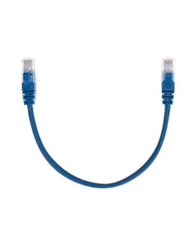 Патч-корд U/UTP, CAT 5e, RJ45-RJ45, 26AWG, LSZH, синий, 0,3м REXANT 02-0104-03 в Оренбурге Патчкорды (медные) Pintop.ru