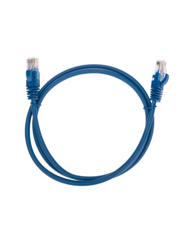 Патч-корд U/UTP, CAT 5e, RJ45-RJ45, 26AWG, LSZH, синий, 1м REXANT 02-0104-1 в Оренбурге Патчкорды (медные) Pintop.ru