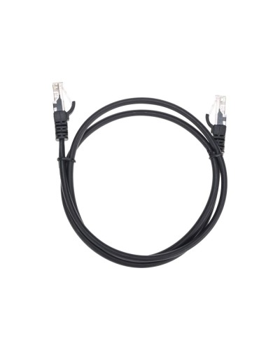 Патч-корд U/UTP, CAT 5e, RJ45-RJ45, 26AWG, LSZH, черный, 1м REXANT 02-0102-1 в Оренбурге Патчкорды (медные) Pintop.ru