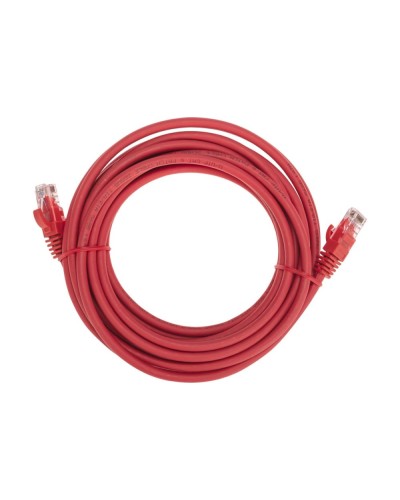 Патч-корд U/UTP, CAT 6, RJ45-RJ45, 26AWG, LSZH, красный, 5м REXANT 02-0293-5 в Оренбурге Патчкорды (медные) Pintop.ru