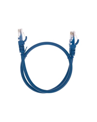 Патч-корд U/UTP, CAT 6, RJ45-RJ45, 26AWG, LSZH, синий, 0,5м REXANT 02-0294-05 в Оренбурге Патчкорды (медные) Pintop.ru