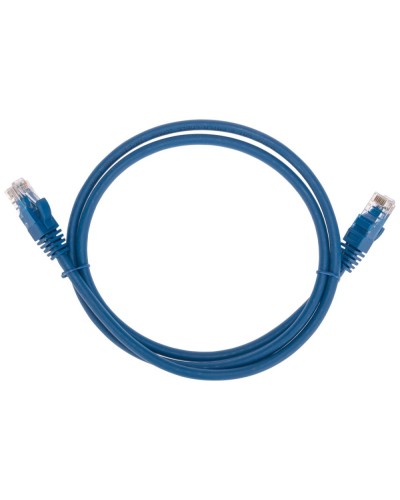 Патч-корд U/UTP, CAT 6, RJ45-RJ45, 26AWG, LSZH, синий, 1м REXANT 02-0294-1 в Оренбурге Патчкорды (медные) Pintop.ru