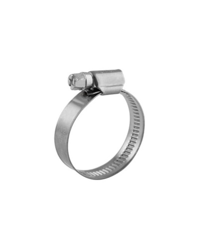 Хомут червячный 40-60/12-0,8мм, нержавеющая сталь W2, (25 шт/уп) REXANT 07-0740-12 в Оренбурге Стяжки-хомуты Pintop.ru