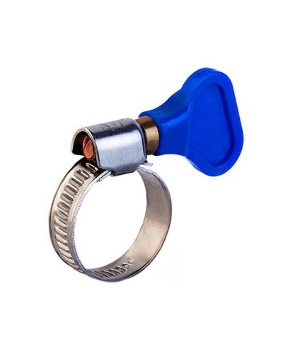 Хомут червячный 16-25/9-0,7мм, с ключом, нержавеющая сталь W2, (50 шт/уп) REXANT 07-0716-1 в Оренбурге Стяжки-хомуты Pintop.ru