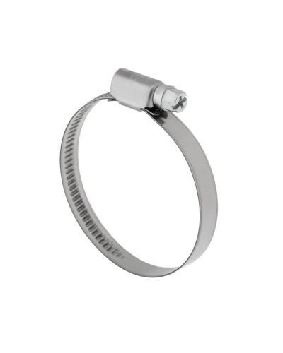 Хомут червячный 70-90/12-0,8мм, нержавеющая сталь W2, (25 шт/уп) REXANT 07-0770-12 в Оренбурге Стяжки-хомуты Pintop.ru