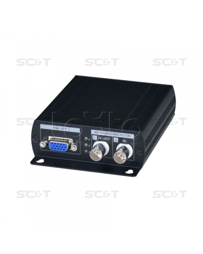 Преобразователь-разветвитель AHD/HDCVI/HDTVI в HDMI/VGA/CVBS SC&T AD001HD4 в Оренбурге Видеоусилители, Модуляторы, Делители Pintop.ru