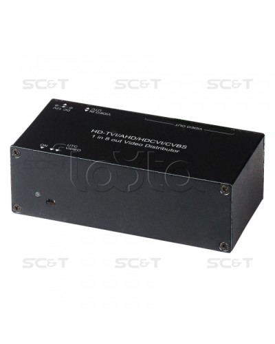 Распределитель видеосигнала HDCVI/HDTVI/AHD SC&T CD108HD в Оренбурге Видеоусилители, Модуляторы, Делители Pintop.ru