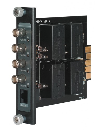 Приемник пассивный 4-х видеосигналов по витой паре, до 600 м SC&T TRP414VH в Оренбурге Видеоусилители, Модуляторы, Делители Pintop.ru