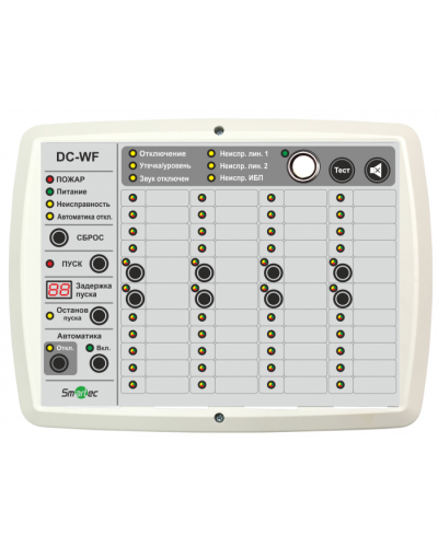 Блок индикации и управления Smartec DC-WF в Оренбурге Адресная система охранно-пожарной радиоканальной сигнализации Smartec Pintop.ru