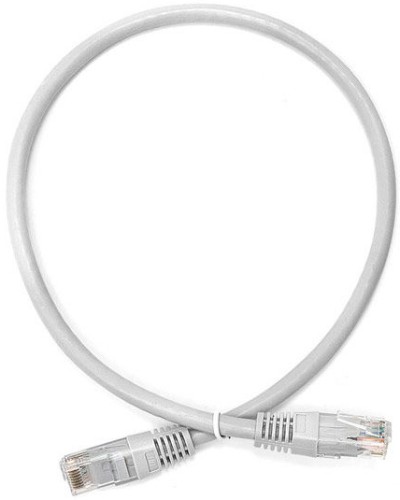 Патч-корд RJ45 TWT UTP кат.6, с заливными колпачками, 2.0 м, серый TWT TWT-45-45-2.0/6-GY в Оренбурге Патчкорды (медные) Pintop.ru