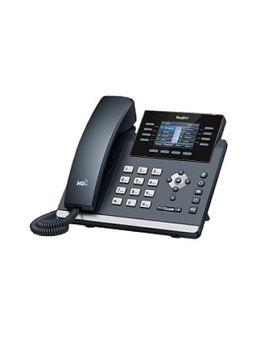 Yealink SIP-T44W - 12 аккаунтов, 2 порта USB, Wi-Fi, цветной экран, BLF, PoE, GigE, без БП, шт в Оренбурге Дополнительное оборудование для сетей Pintop.ru