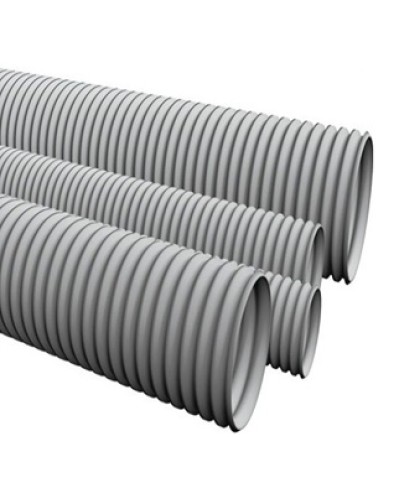 Труба ПВХ гофрир. легкая, диам 50мм Экопласт 10050 в Оренбурге Труба гофрированная Pintop.ru
