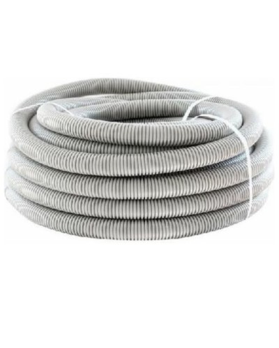 Труба гофр. ПНД HF 50 мм с зондом лёгкая серый (15 м) ОКЛ Экопласт 20150HF в Оренбурге Труба гофрированная Pintop.ru