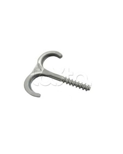 Держатель (клипса) F типа двойнаядля труб D16-20 мм Экопласт 41826 в Оренбурге Держатели, клипсы, скобы Pintop.ru