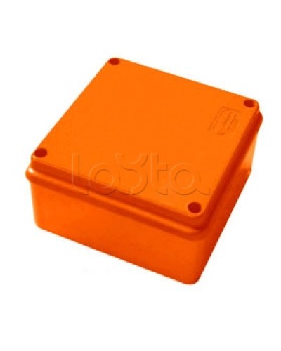 Коробка огнестойкая 100х100х55, 5P, (1,5-6 мм2), без галогена Экопласт 42217HF в Оренбурге Коробки (ОКЛ) Экопласт Pintop.ru