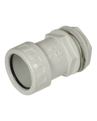 Муфта «труба-коробка» D25 мм , без галогена Экопласт 42725HF в Оренбурге Аксессуары для труб (ОКЛ) Экопласт Pintop.ru