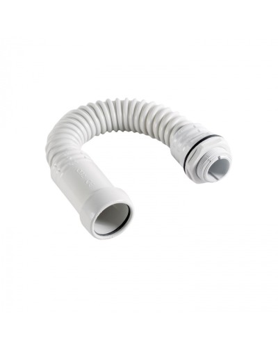 CXS32 Гибкий поворот «труба-коробка» D32мм (1уп = 20шт) Экопласт (43332-20) в Оренбурге Повороты, муфты, тройники Pintop.ru