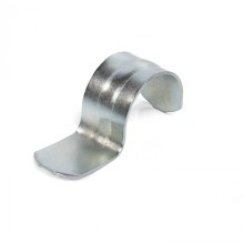 Скоба оцинкованная однолапковая без монтажного отверстия, для трубы D32мм Экопласт (43733)