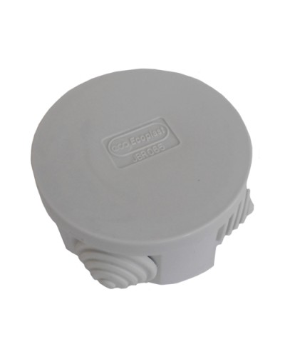 Коробка распределительная о/п с крышкой D65х35 мм, 4 вых. Экопласт 44004 в Оренбурге Распределительные коробки Pintop.ru