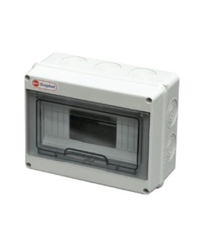 Шкаф настенный, 12-13 модулей, IP65 Экопласт 46412 в Оренбурге Боксы для автоматов Pintop.ru