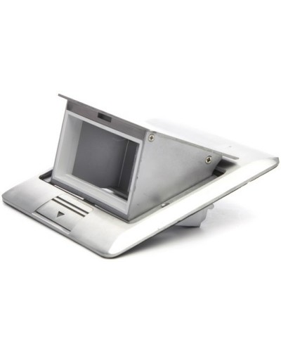 Люк в пол на 2 модуля (45х45мм), стальной Экопласт 70021 в Оренбурге Системы лючков и колонн Pintop.ru