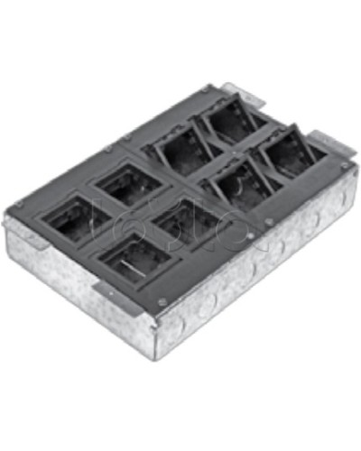 Люк в пол на 8 модулей с суппортом и коробкой Экопласт 70083 в Оренбурге Системы лючков и колонн Pintop.ru