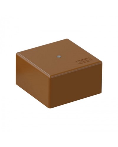 SD3 Коробка распределительная для о/п, для монтажного пистолета 75x75x40мм, 12 пар 10мм2, (корич.) Экопласт (72936B) в Оренбурге Распределительные коробки Pintop.ru